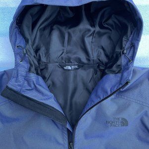 The North Face Blue Rain Coat - Large